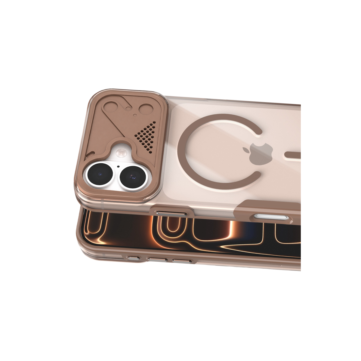 Joko Apple iPhone 17 Zinko Magsafe Kapak - Çöl Titanyum