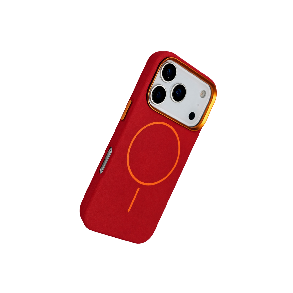 Joko Apple iPhone 18 Pro Max Luno Deri Magsafe Kapak - Bordo