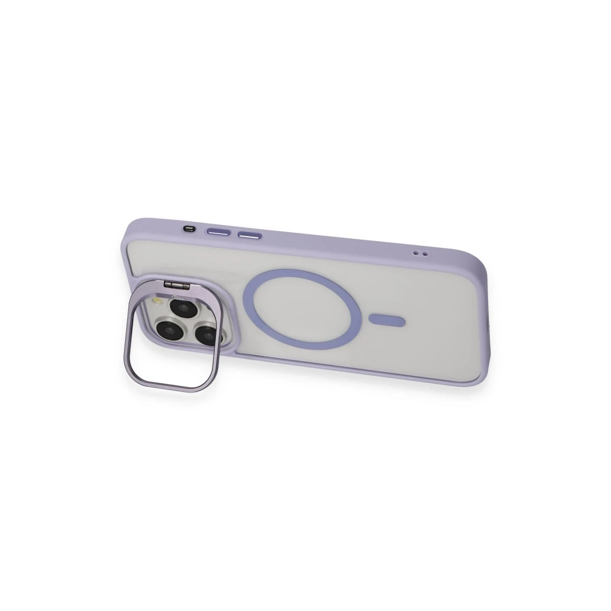 Joko Apple iPhone 14 Pro Kılıf Roblox Lens Magsafe Standlı Kapak - Derin Mor