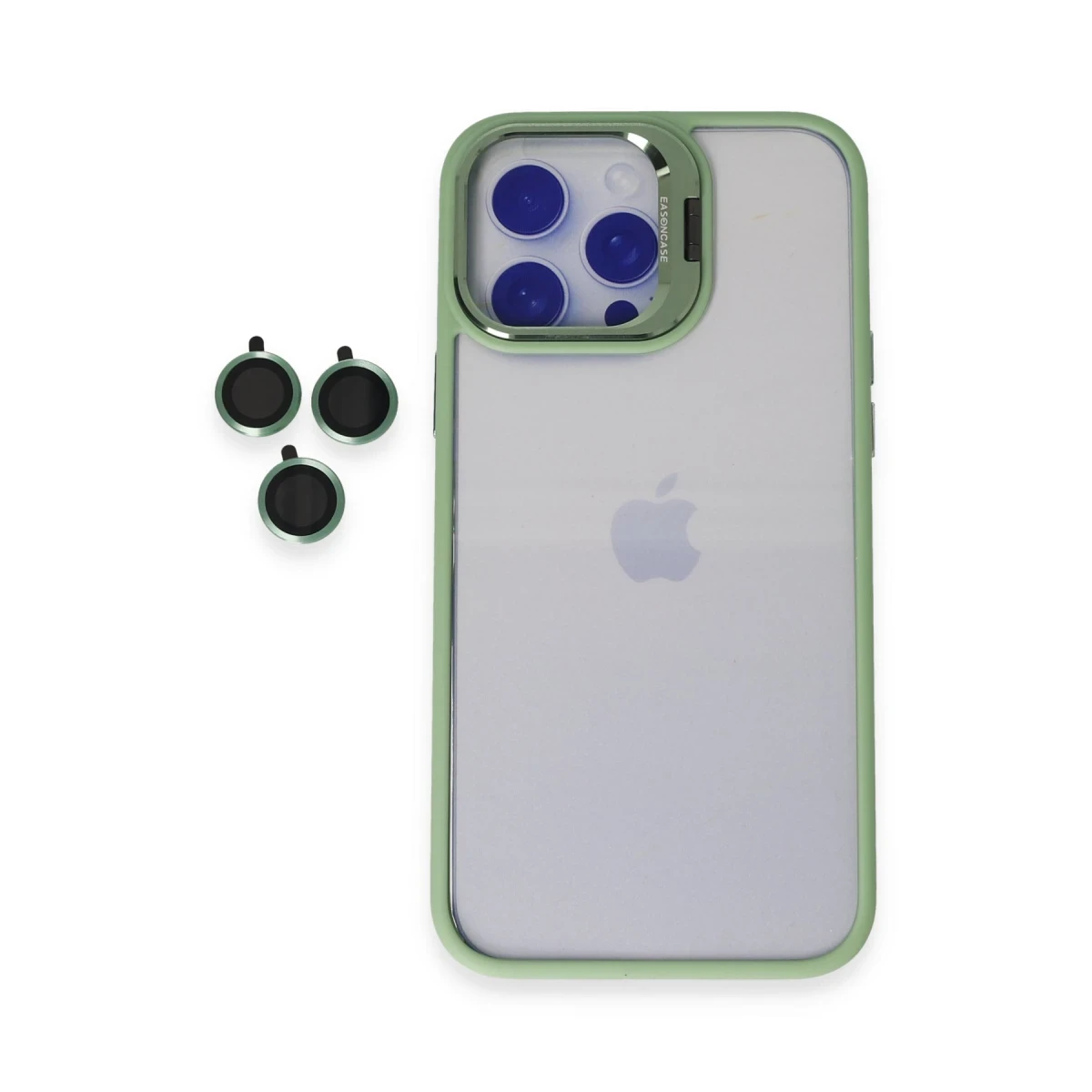 Joko Apple iPhone 14 Pro Max Kılıf Roblox Lens Standlı Kapak - Yeşil