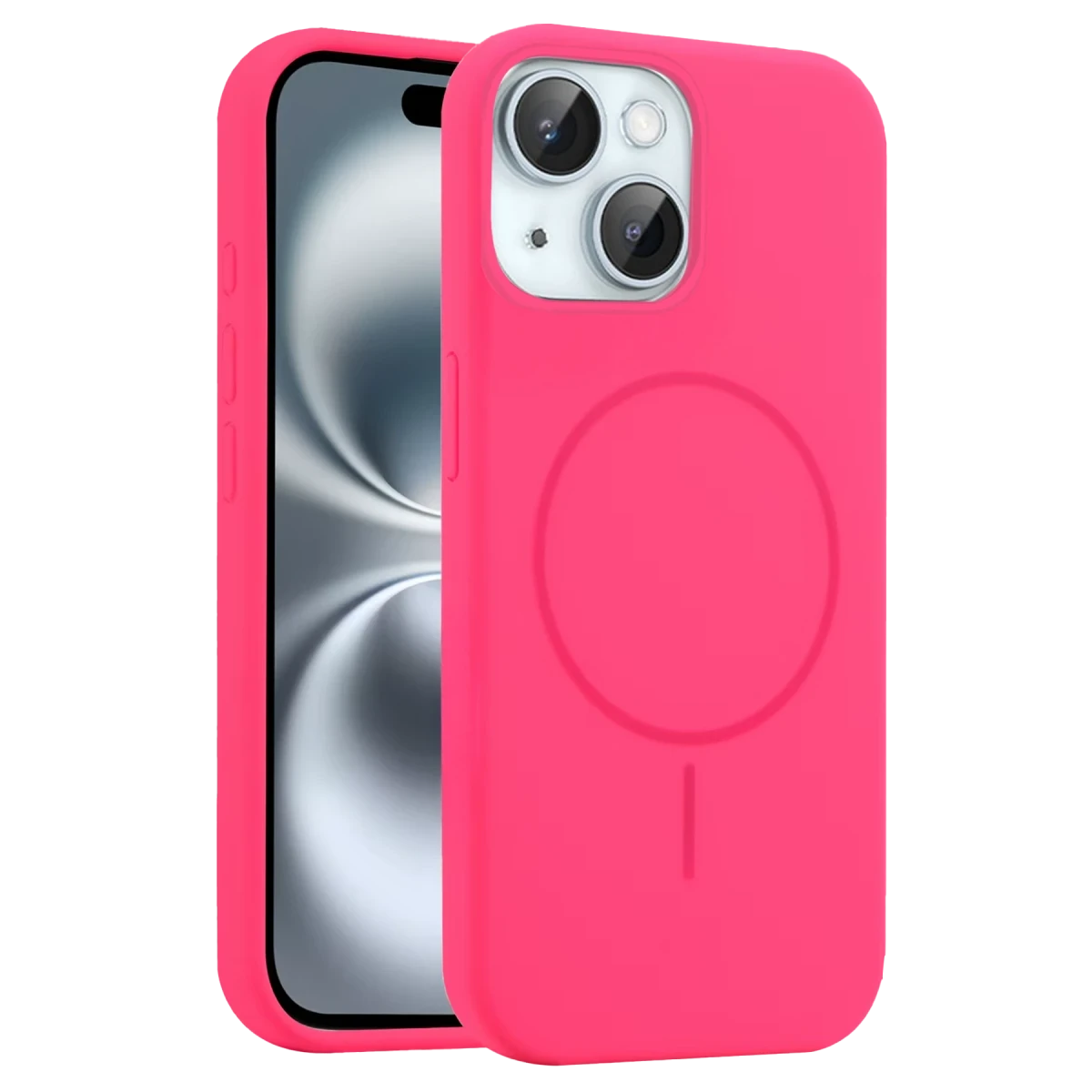 Joko Apple iPhone 15 Kılıf Jully Magsafe Kapak - Pembe