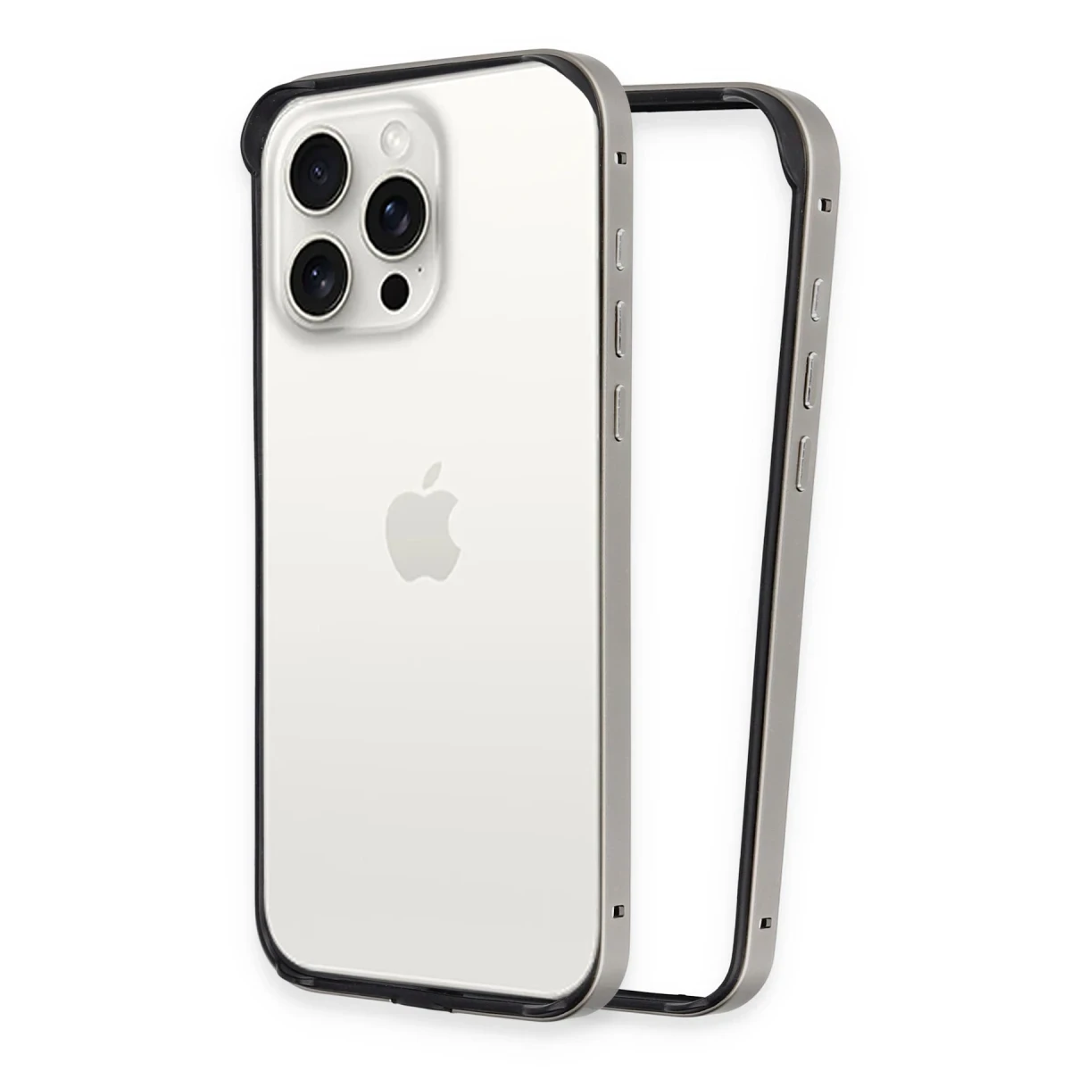 Joko Apple iPhone 15 Pro Land Bumper Koruma Kapak - Titan Gri