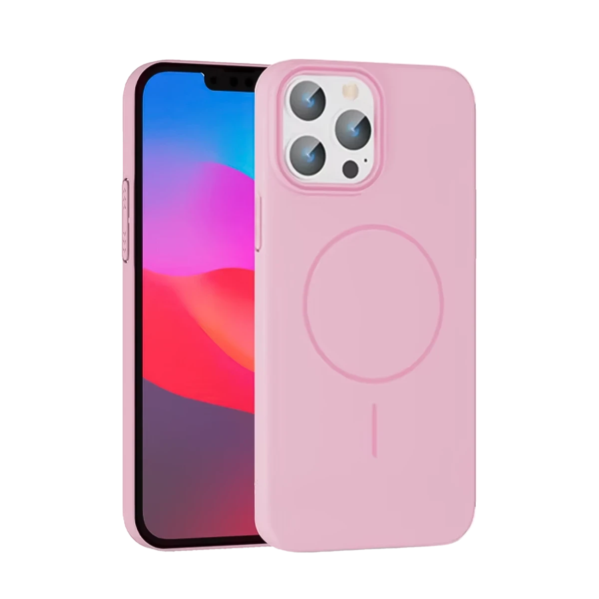Joko Apple iPhone 15 Pro Max Broş Magsafe Kapak - Pembe