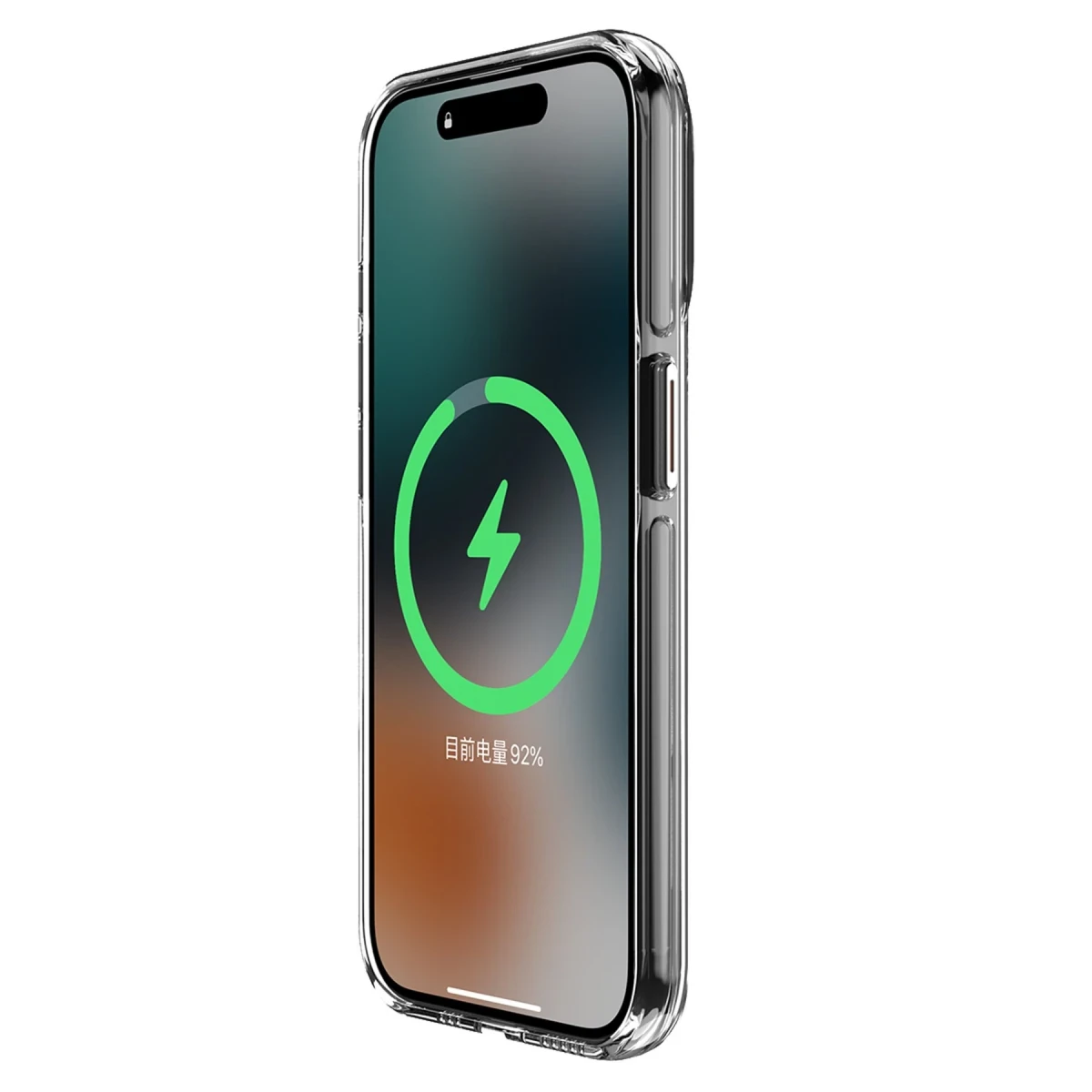 Joko Apple iPhone 15 Pro Max Kılıf Crystal Magsafe Kapak - Şeffaf
