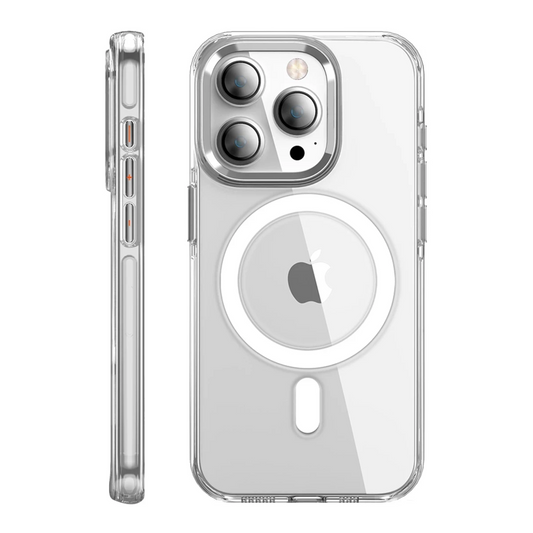 Joko Apple iPhone 15 Pro Max Kılıf Crystal Magsafe Kapak - Şeffaf