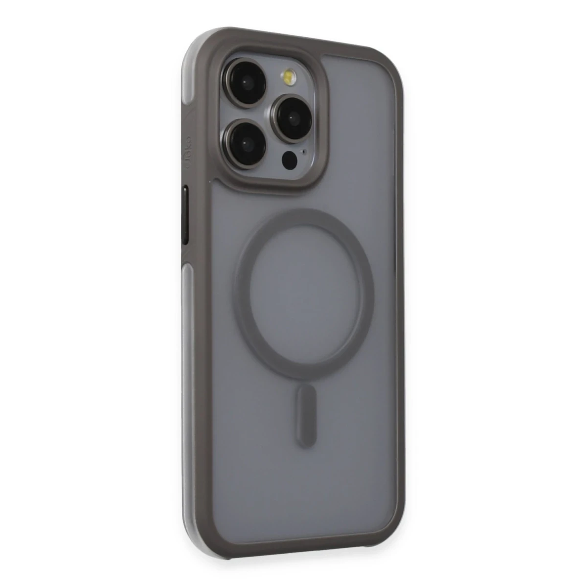 Joko Apple iPhone 15 Pro Max Toras Airbag Magsafe Kapak - Titan Gri
