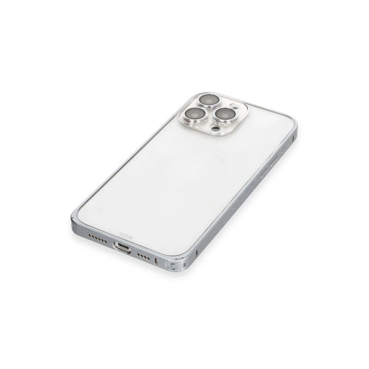 Joko Apple iPhone 15 Pro Metal Bumper Mat Kapak - Gri