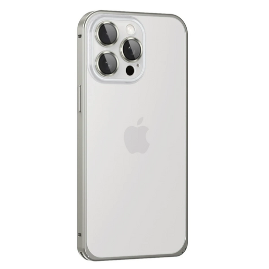 Joko Apple iPhone 15 Pro Metal Bumper Mat Kapak - Gri
