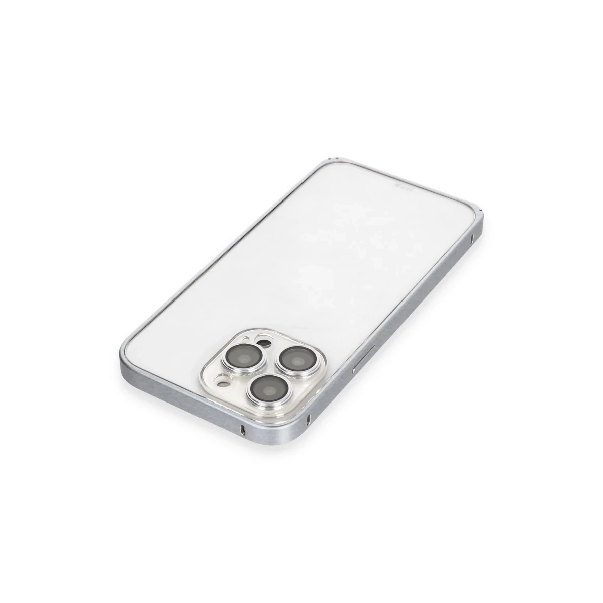 Joko Apple iPhone 15 Pro Metal Bumper Mat Kapak - Gri