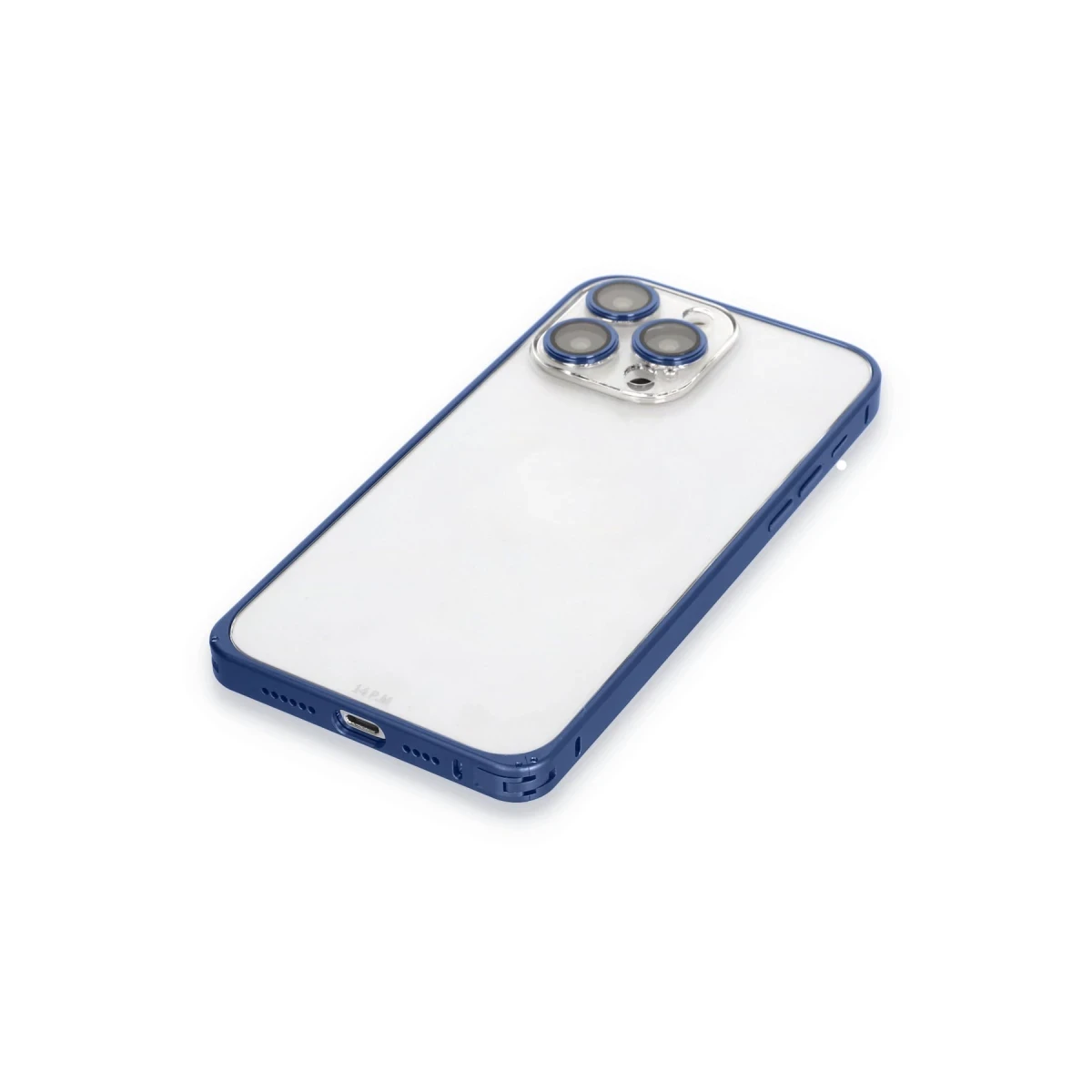 Joko Apple iPhone 15 Pro Metal Bumper Mat Kapak - Lacivert