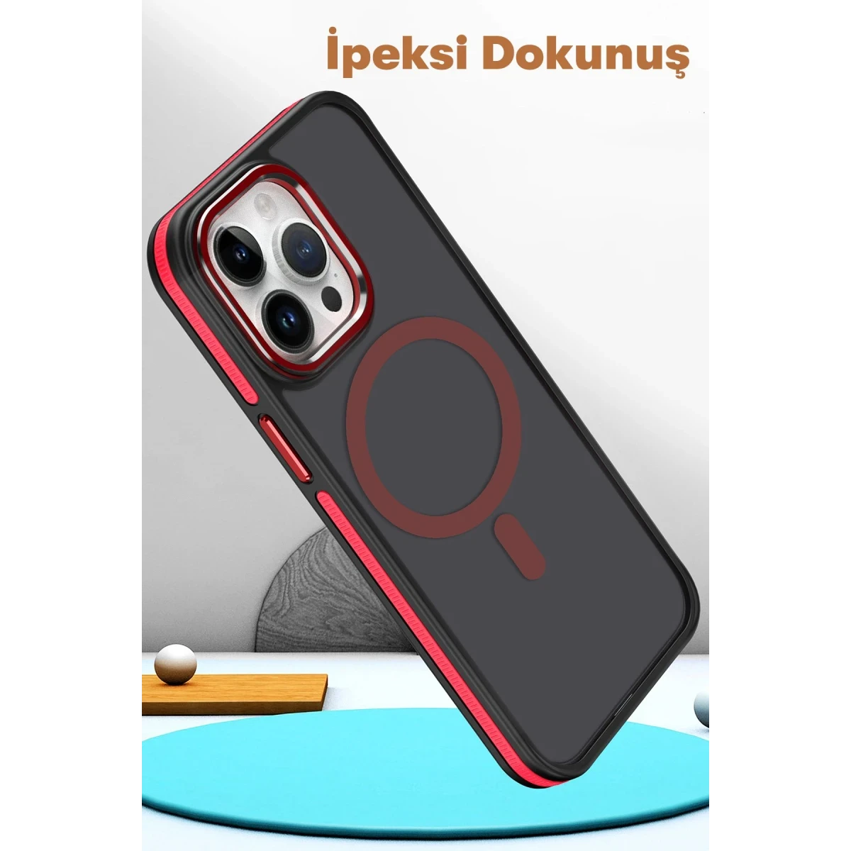 Joko Apple iPhone 15 Pro Winner Magsafe Kapak - Derin Mor