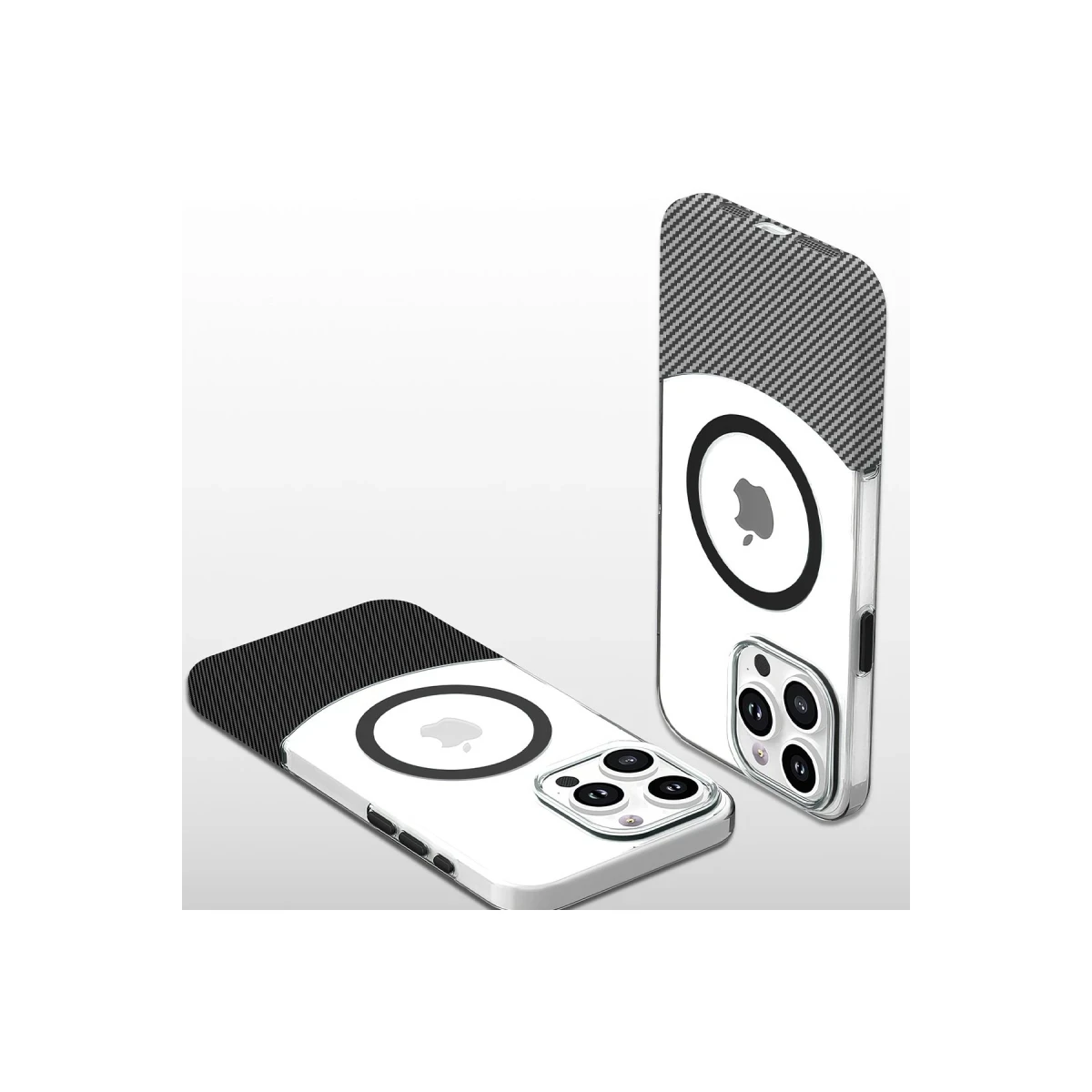 Joko Apple iPhone 16 Carbon Puzzle Magsafe Kapak - Siyah