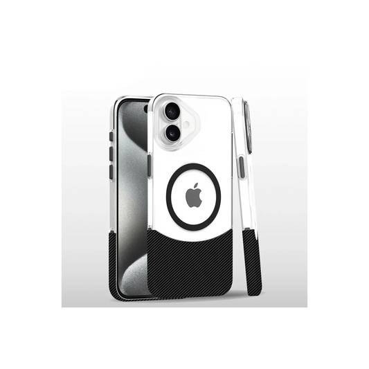 Joko Apple iPhone 16 Carbon Puzzle Magsafe Kapak - Siyah