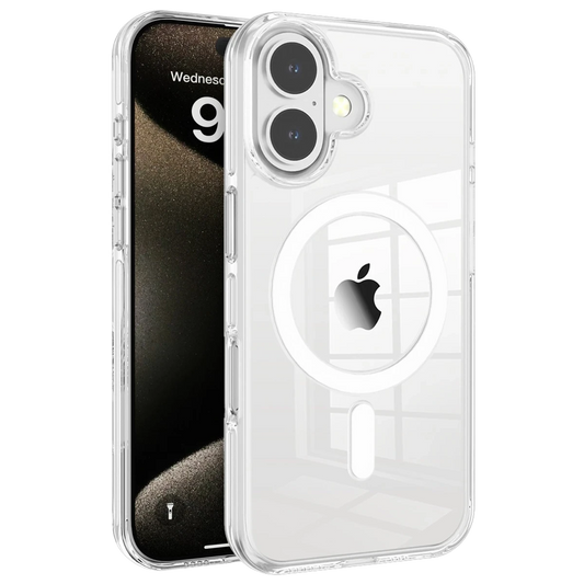 Joko Apple iPhone 16 Gleam PC Sert Magsafe Kılıf - Şeffaf