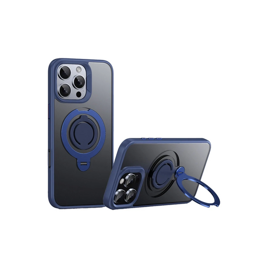 Joko Apple iPhone 16 Pro Avatar 360 Dönen Magsafe Kapak - Lacivert