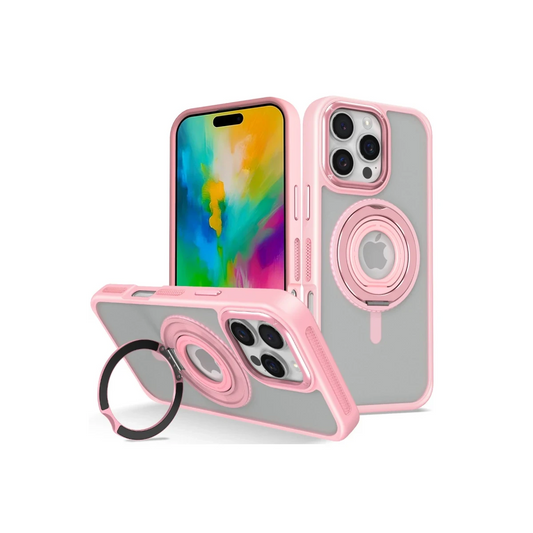Joko Apple iPhone 16 Pro Banza Magsafe Standlı Kapak - Pembe