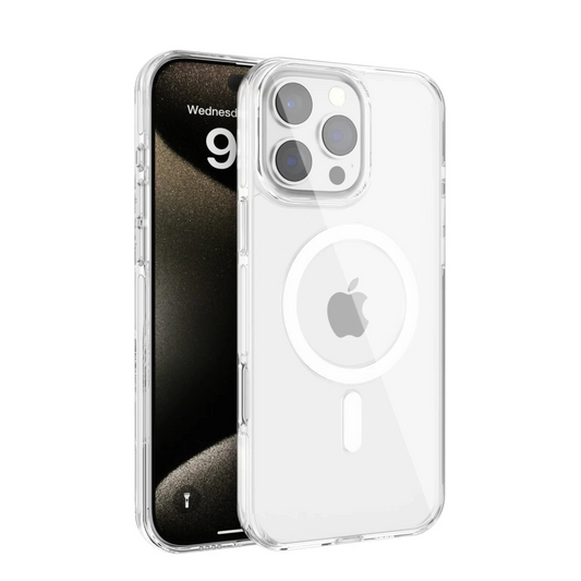 Joko Apple iPhone 16 Pro Gleam PC Sert Magsafe Kılıf - Şeffaf