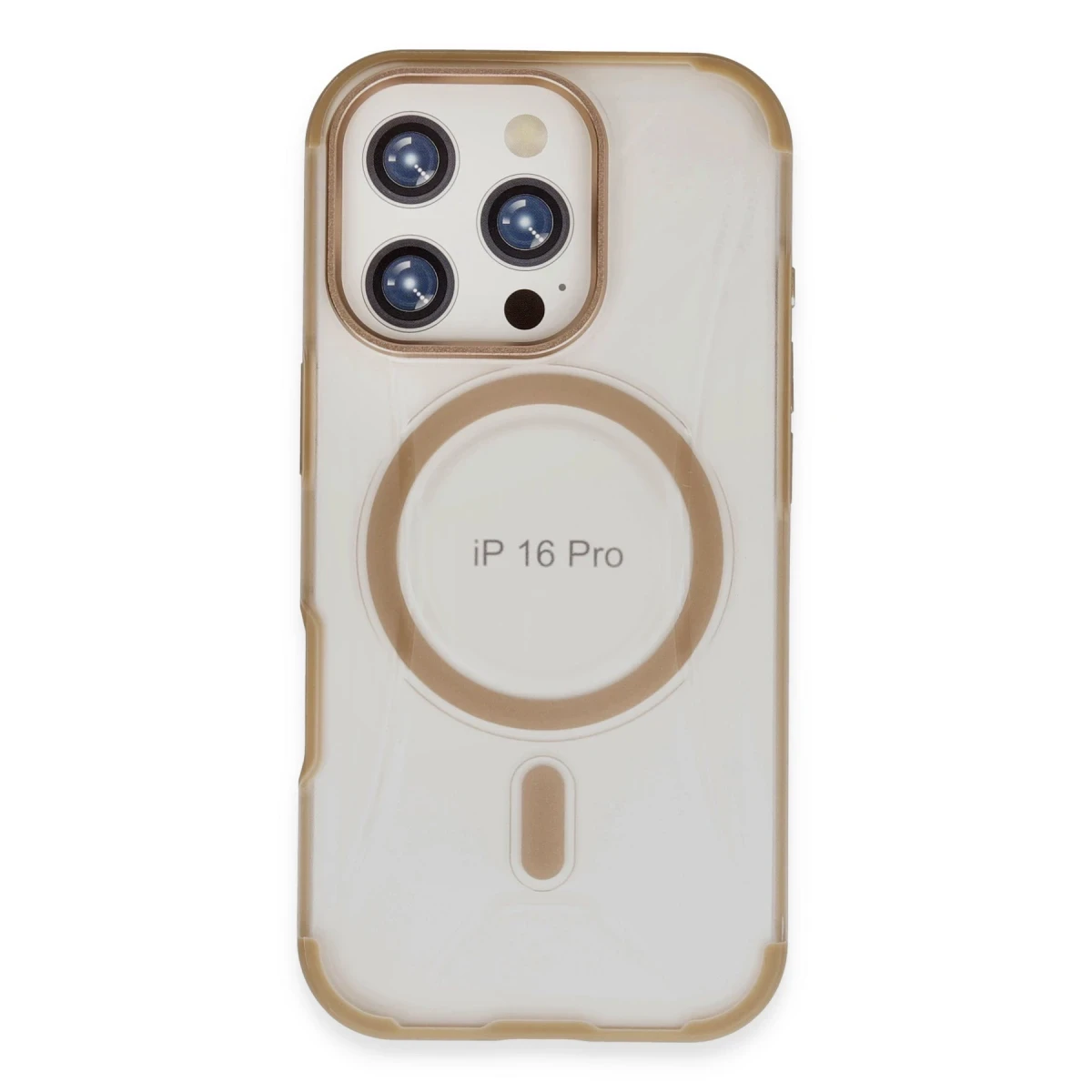 Joko Apple iPhone 16 Pro Max Hilton Magsafe Kapak - Gold