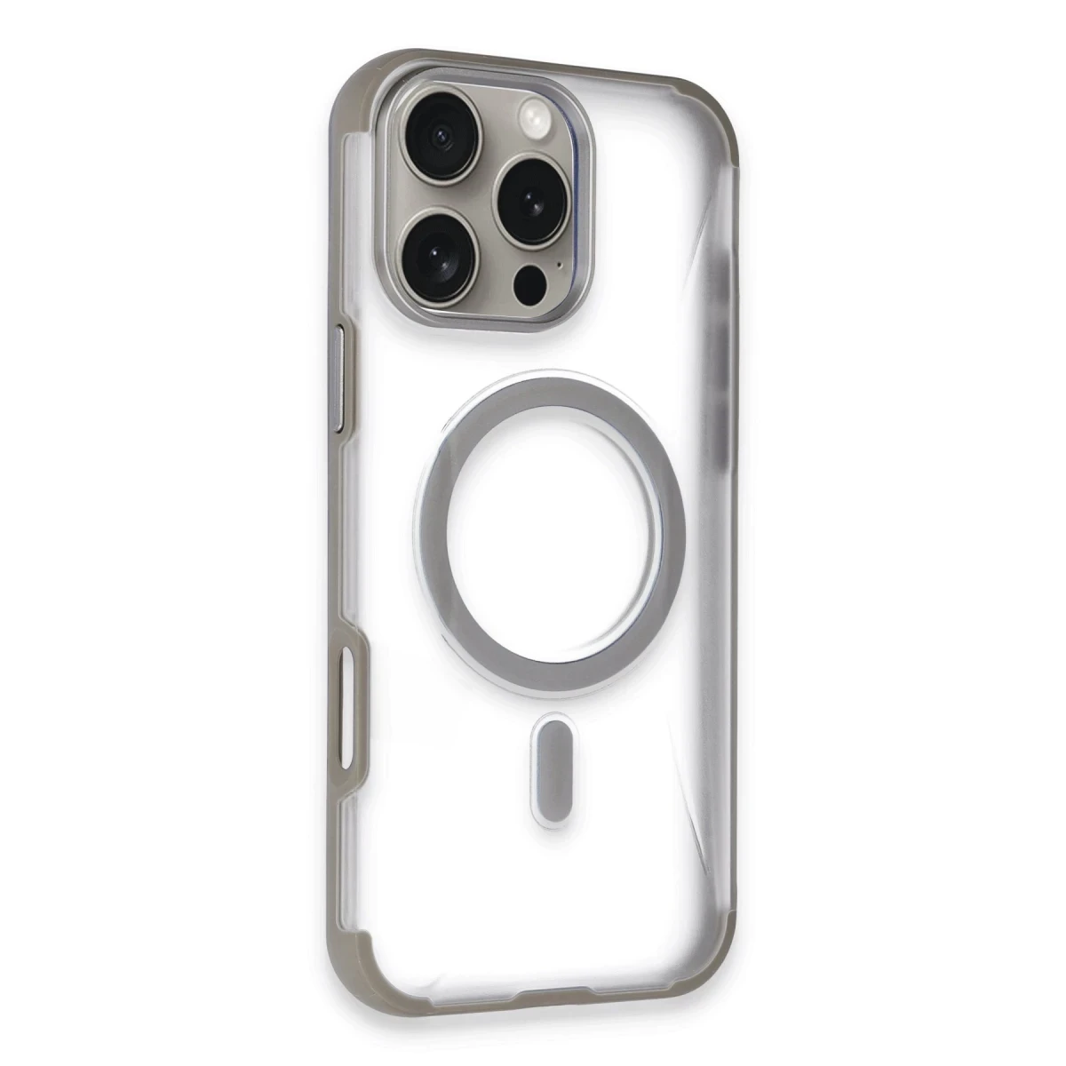 Joko Apple iPhone 16 Pro Max Hilton Magsafe Kapak - Titan Gri