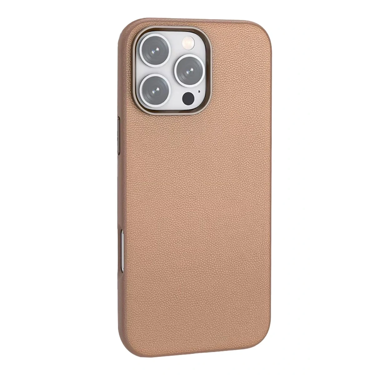Joko Apple iPhone 16 Pro Wonder Deri Magsafe Kapak - Bronz