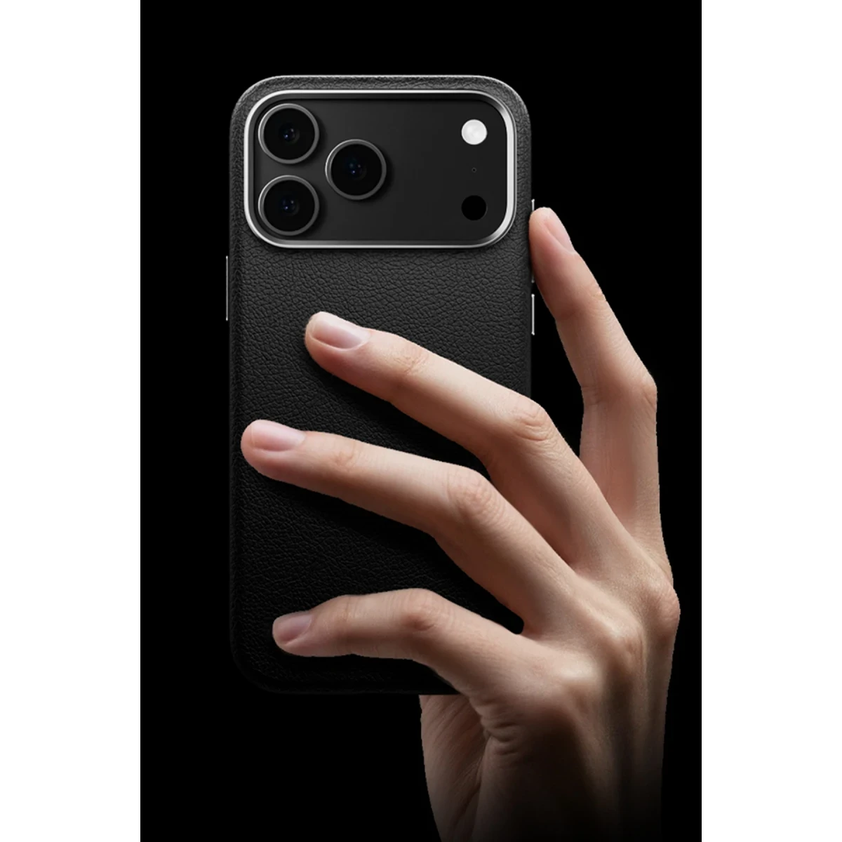 Joko Apple iPhone 17 Pro Wonder Deri Magsafe Kapak - Siyah