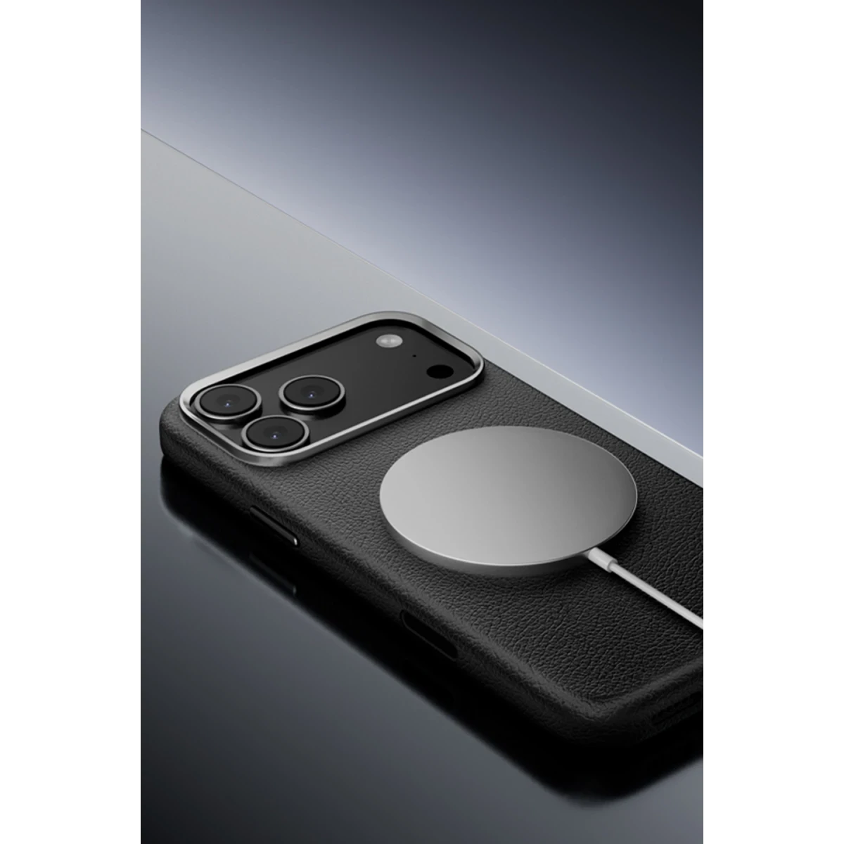 Joko Apple iPhone 17 Pro Wonder Deri Magsafe Kapak - Siyah