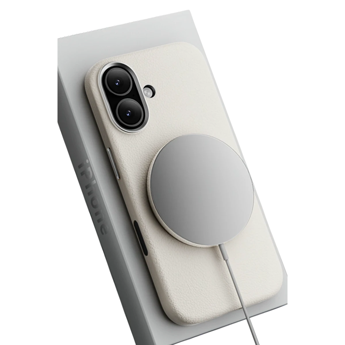 Joko Apple iPhone 17 Wonder Deri Magsafe Kapak - Beyaz