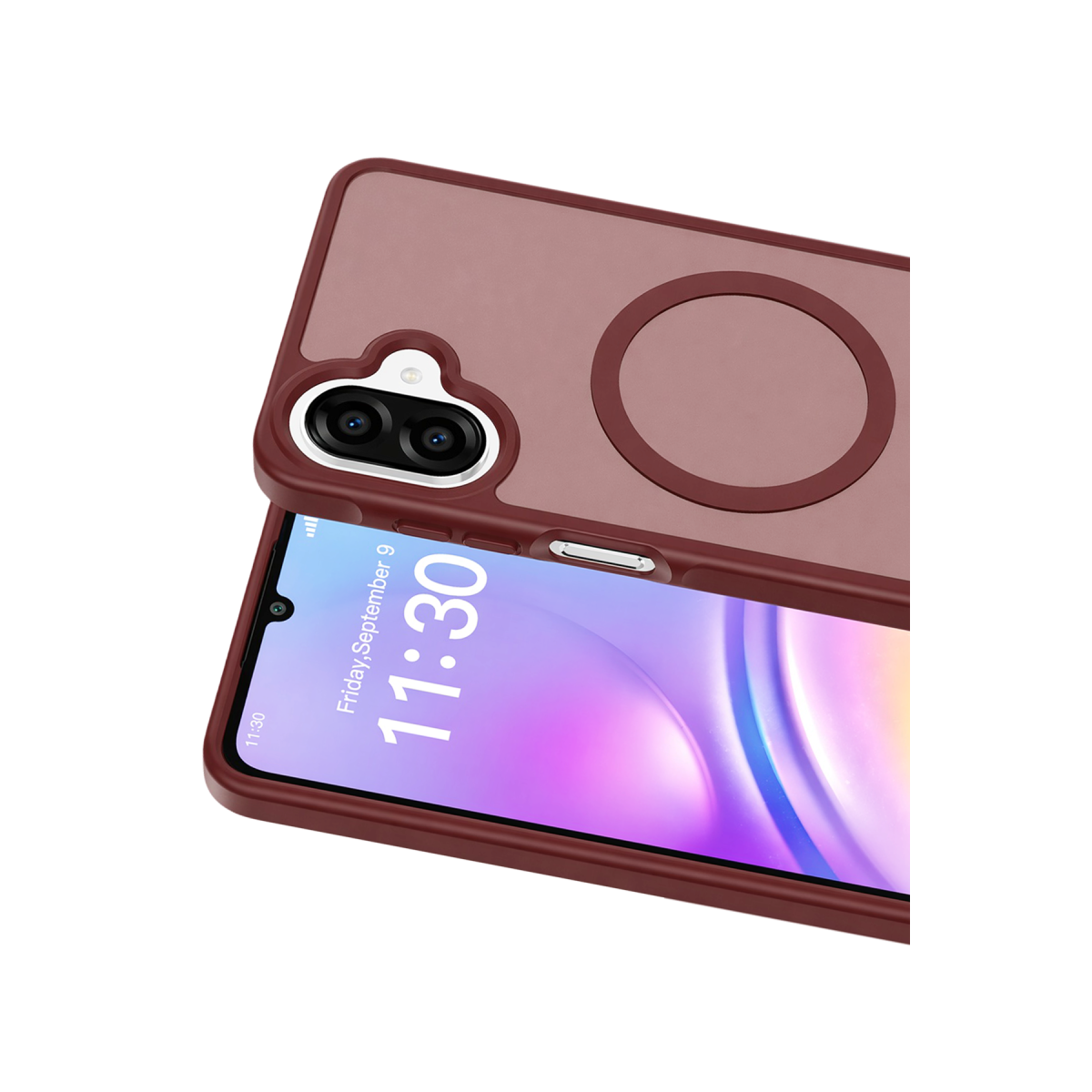 Joko Samsung Galaxy A07 4G Jota Magsafe Kapak - Bordo