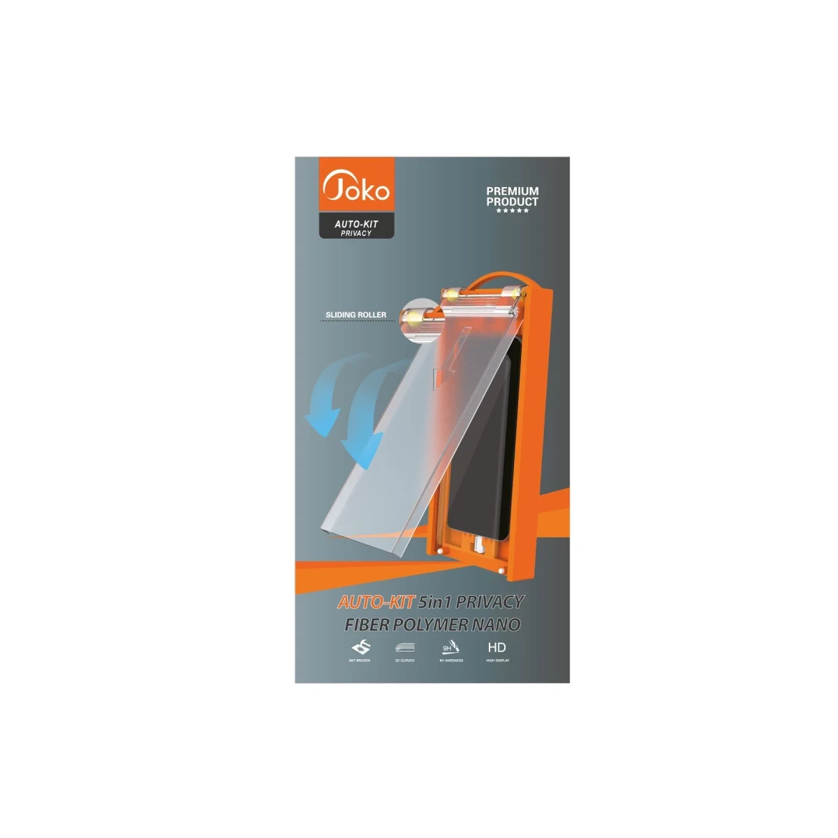 Joko Samsung Galaxy Note 20 Ultra AutoKit 5in1 Fiber Hayalet Polymer Nano Ekran Koruyucu