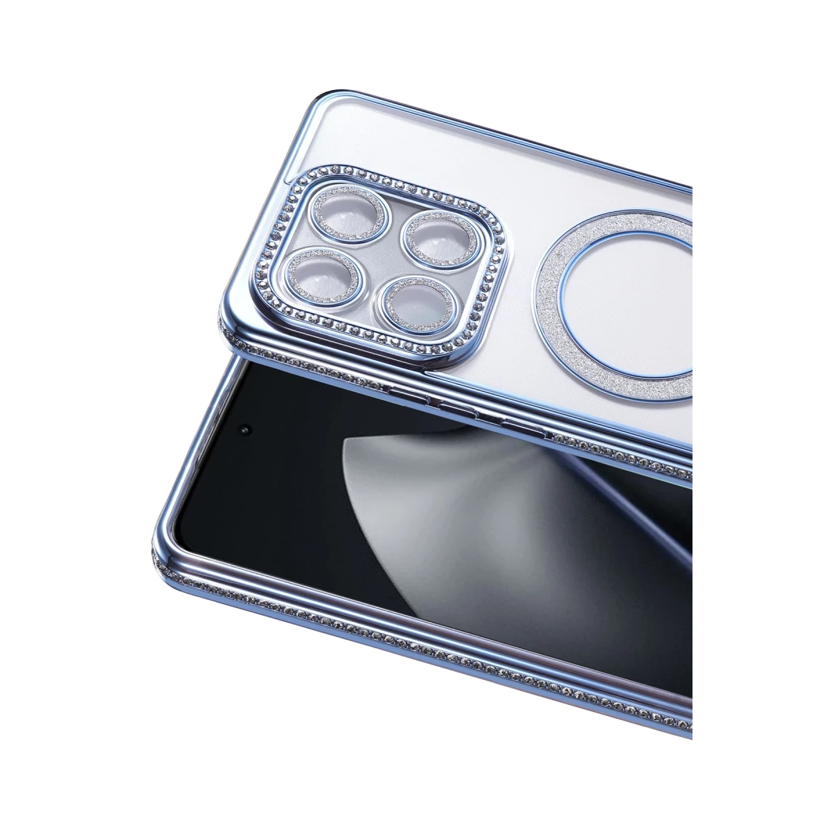 Xiaomi Mi 15T Pro Joke Simli Magneticsafe Kılıf - Mavi