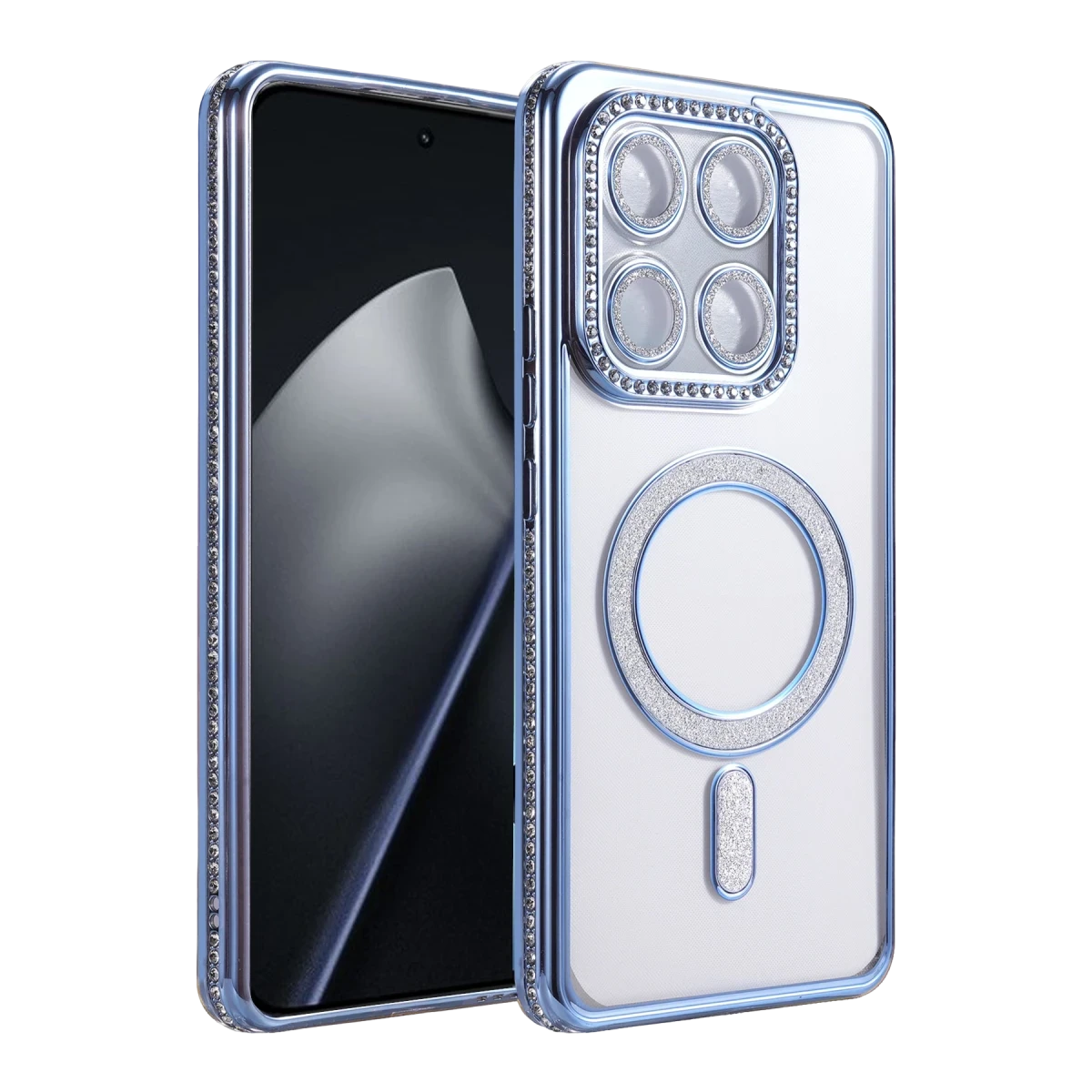 Xiaomi Mi 15T Pro Joke Simli Magneticsafe Kılıf - Mavi
