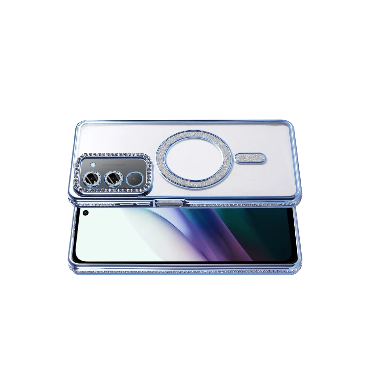 Xiaomi Redmi 15 4G Joke Simli Magneticsafe Kılıf - Mavi