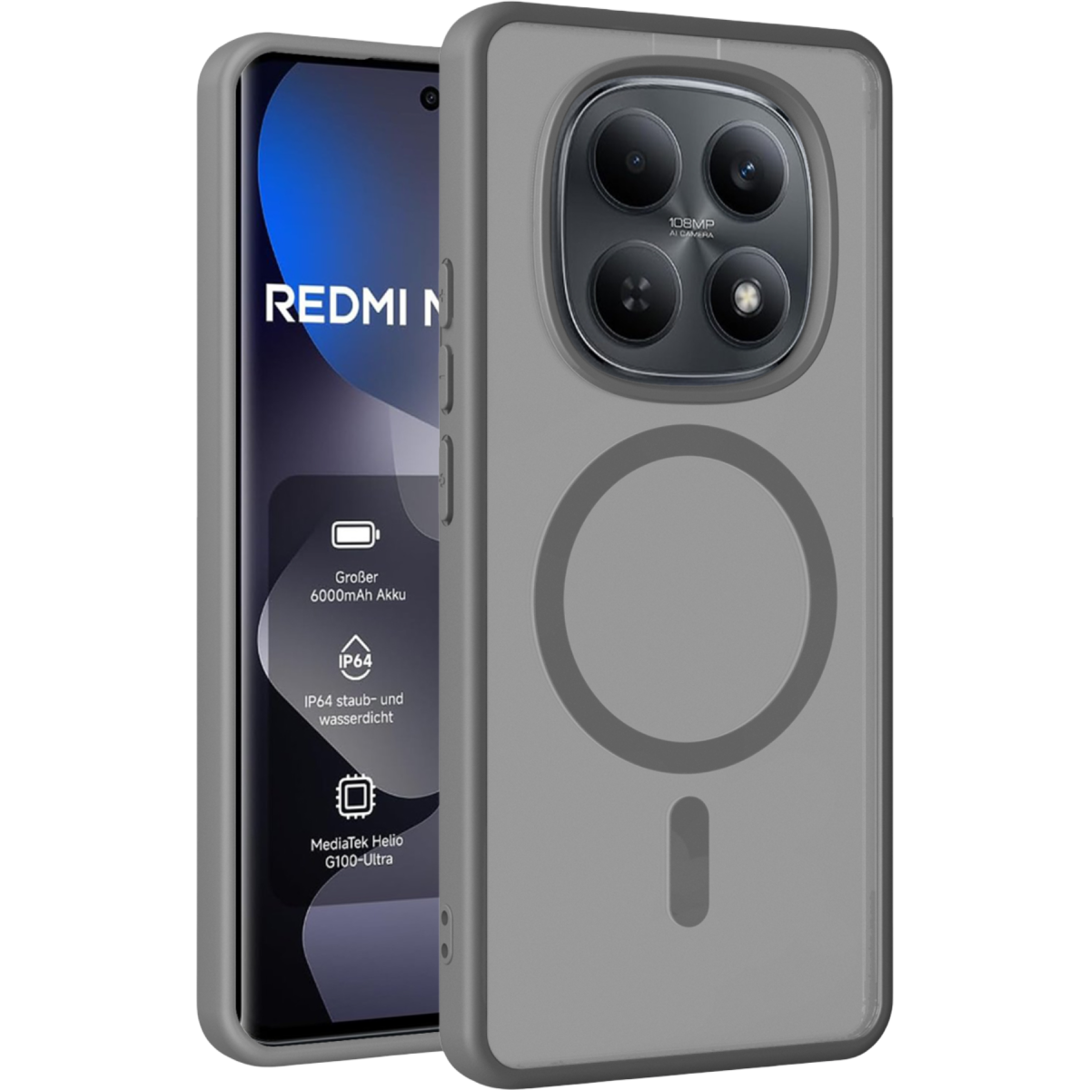 Joko Xiaomi Redmi Note 15 4G Jota Magsafe Kapak - Titan Gri
