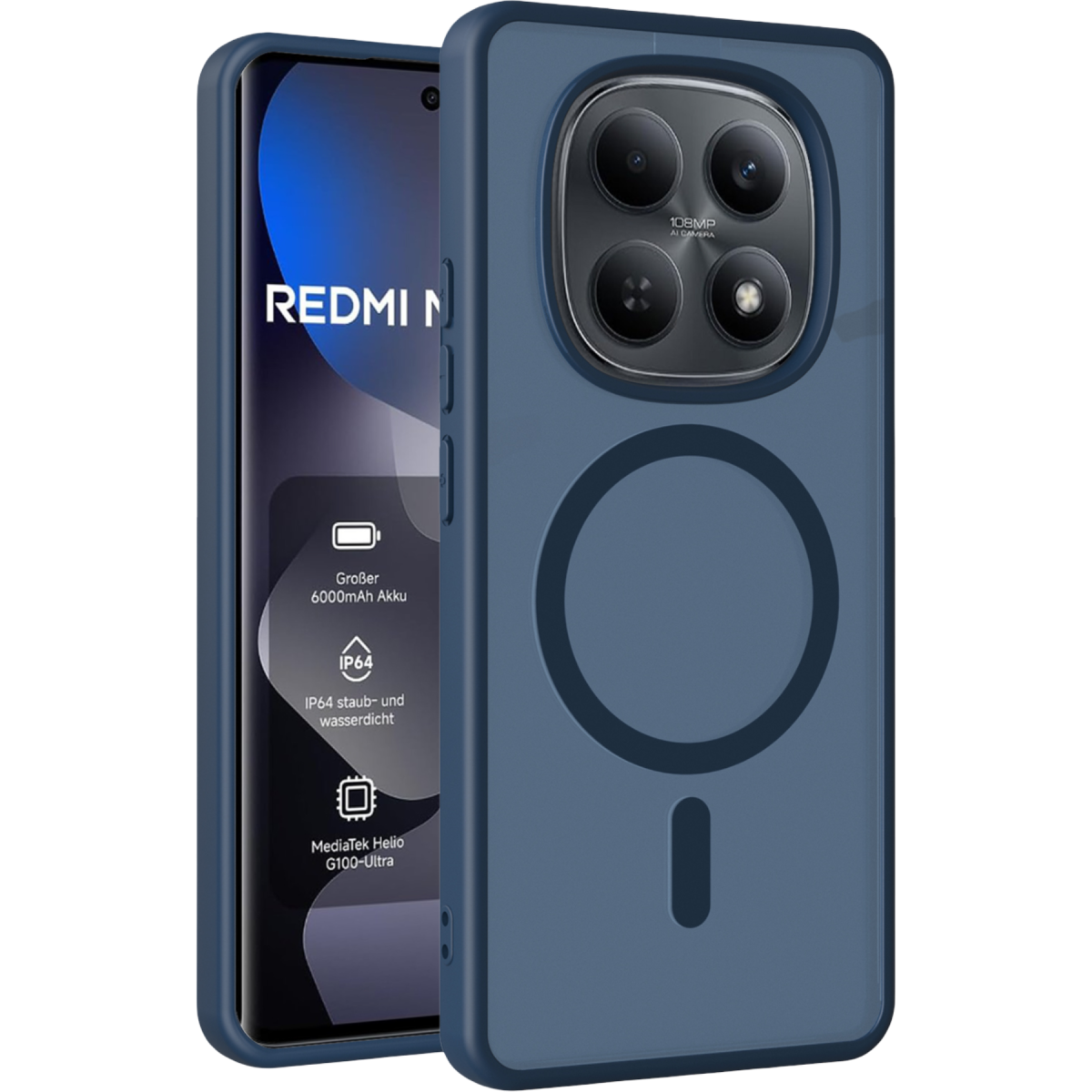 Joko Xiaomi Redmi Note 15 Pro 4G Jota Magsafe Kapak - Lacivert