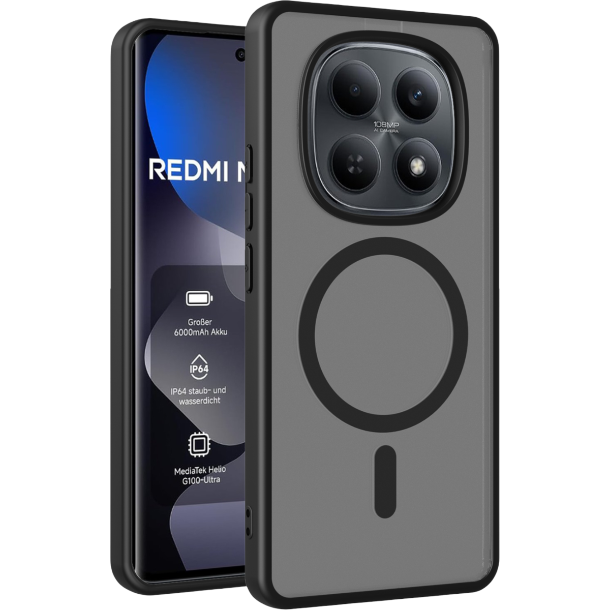 Joko Xiaomi Redmi Note 15 Pro 4G Jota Magsafe Kapak - Siyah
