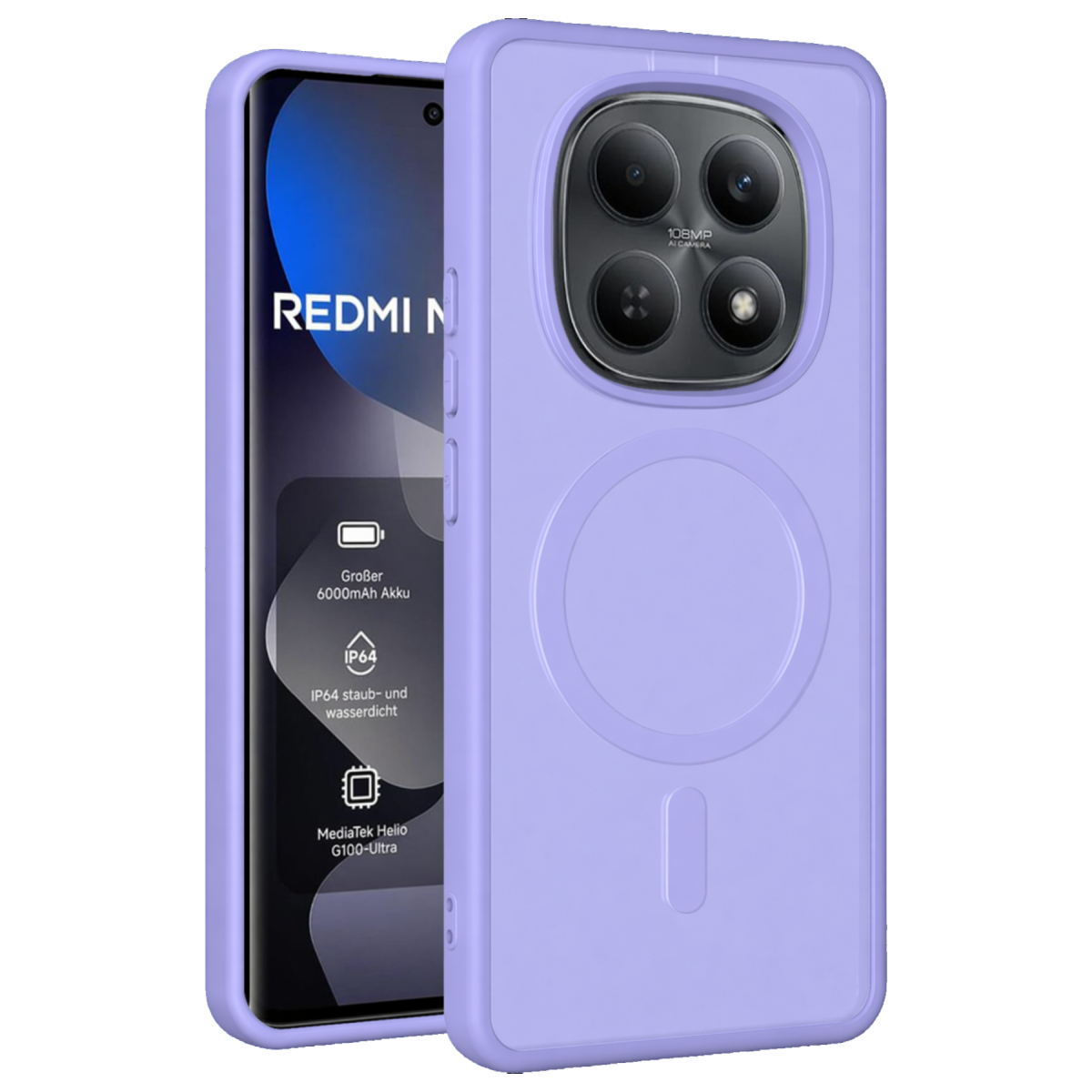 Joko Xiaomi Redmi Note 15 Pro 5G Jota Magsafe Kapak - Lila