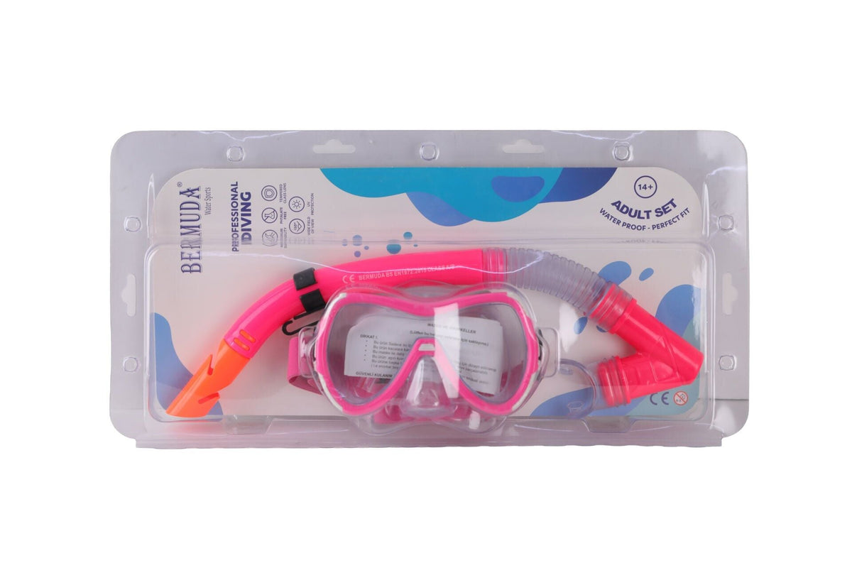 KZLD-AK301-121CS MASKE SNORKEL SET OZEL CAM 24