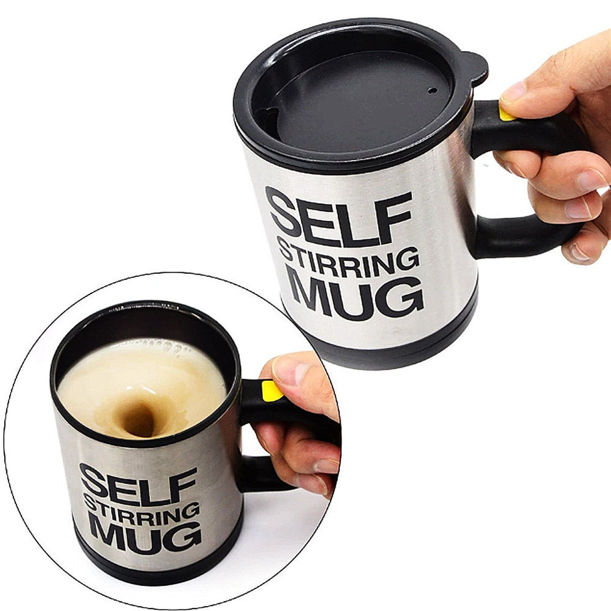 Karıştırıcı Özellikli Mikser Kupa Bardak Self Stirring Mug (4887)
