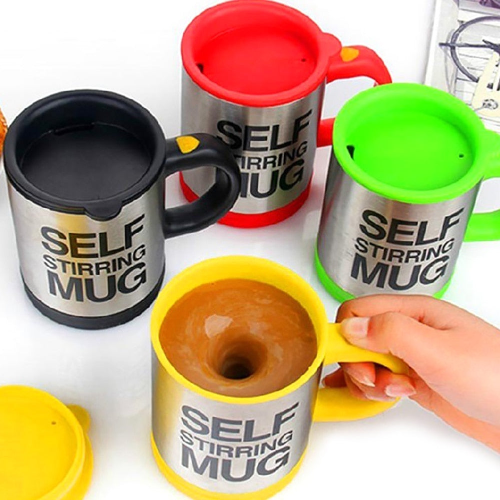 Karıştırıcı Özellikli Mikser Kupa Bardak Self Stirring Mug (4887)