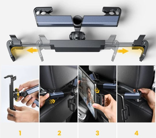 Koltuk Arkası Ayarlanabilir Tablet Telefon Tutucu (4887)