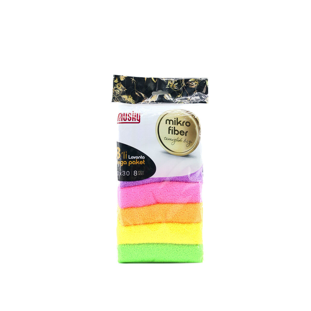 LAVANTA 8PCS MİKROFİBER TEMİZLİK BEZİ (4887)