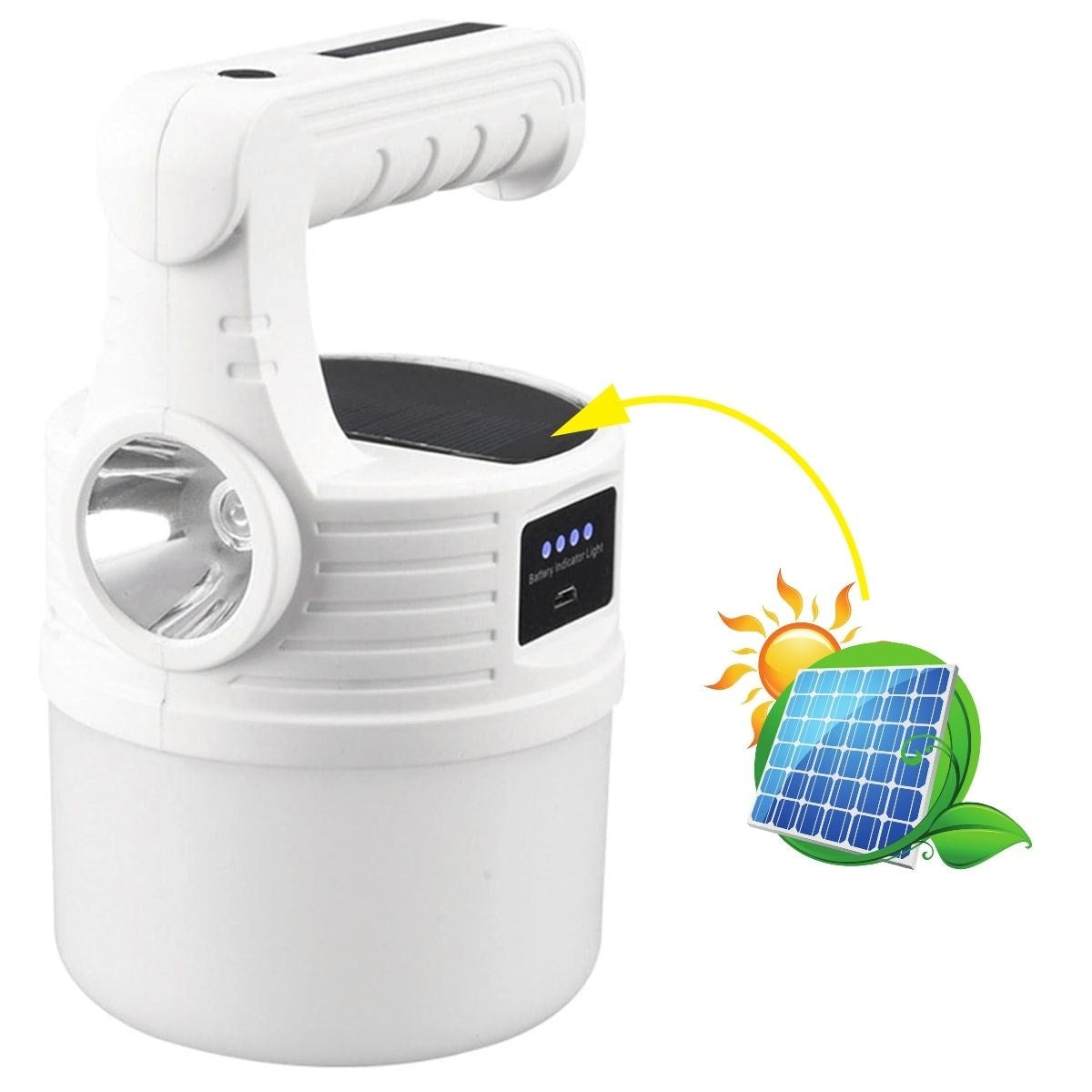 LED Güneş Enerjili Kamp Lambası–2000 Lümen Süper Parlak, 5 Aydınlatma Modlu,USB ile Şarj Edilebilir Dış Mekan,Asılabilir Torch El Feneri (4887)
