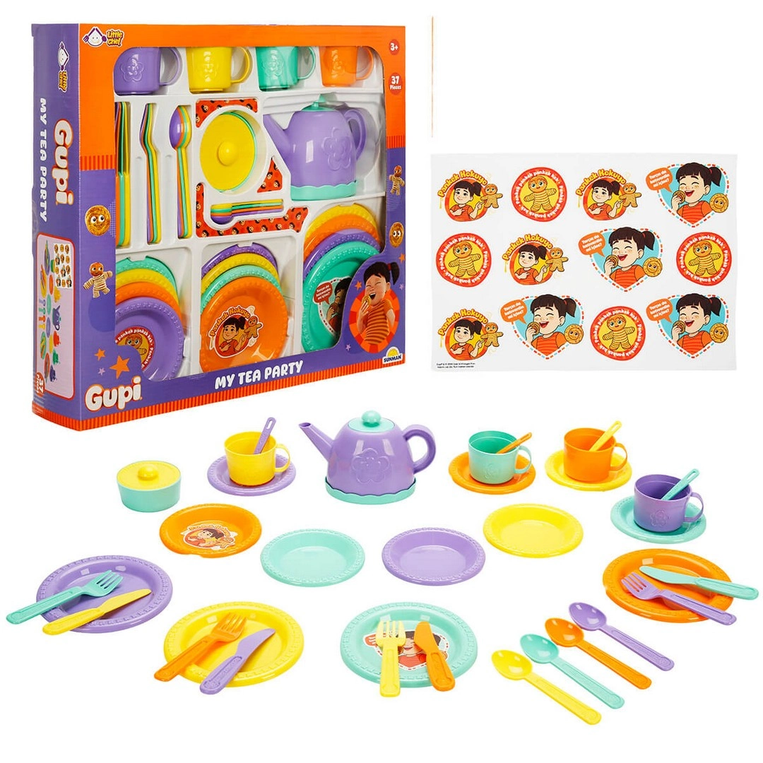 Little Chef Gupi Çay Partisi Seti 37 Parça