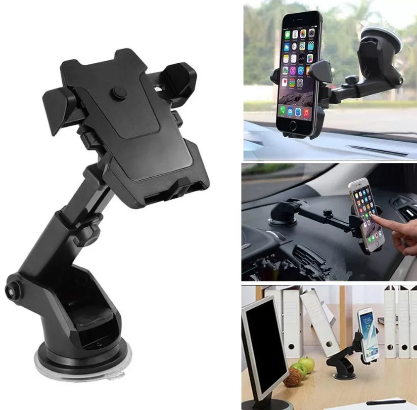 Long Neck One Touch Car Mount Araç İçi Telefonu Tutucu (4887)