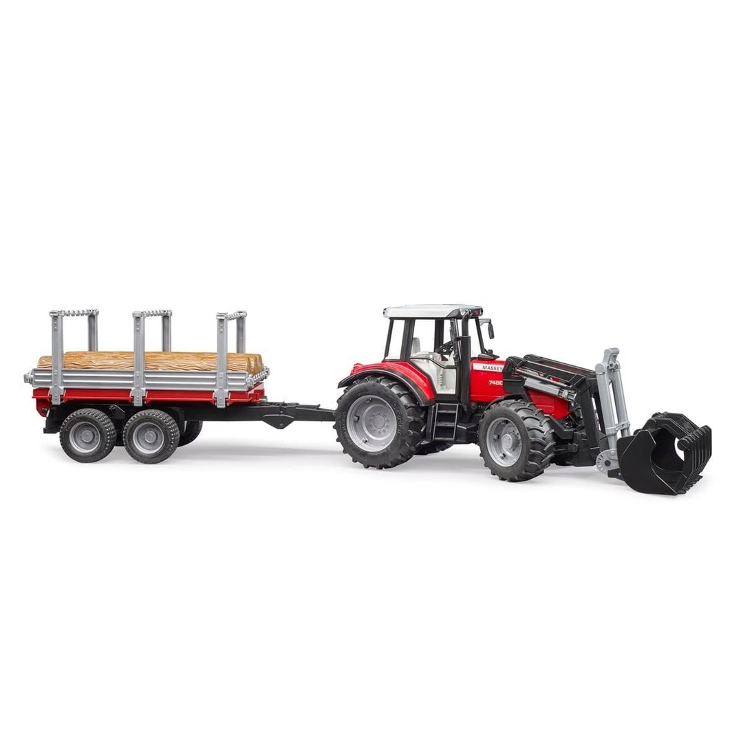 M. Ferguson 7480 ve Kütük Taş. Römork