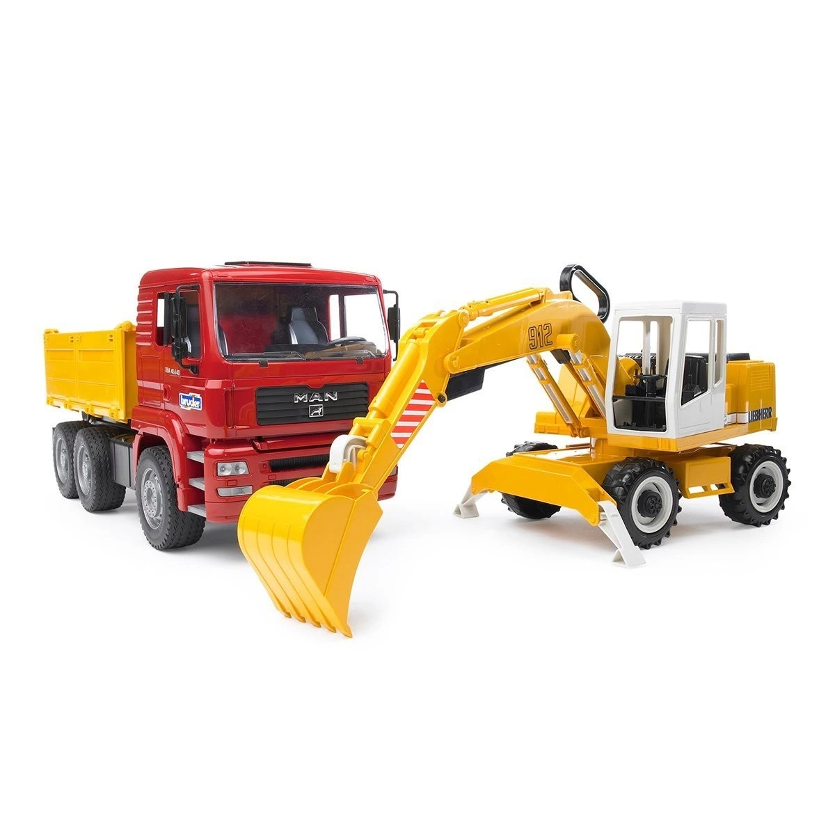 Man Damperli Kamyon Ve Liebherr Ekskavatör BR02751