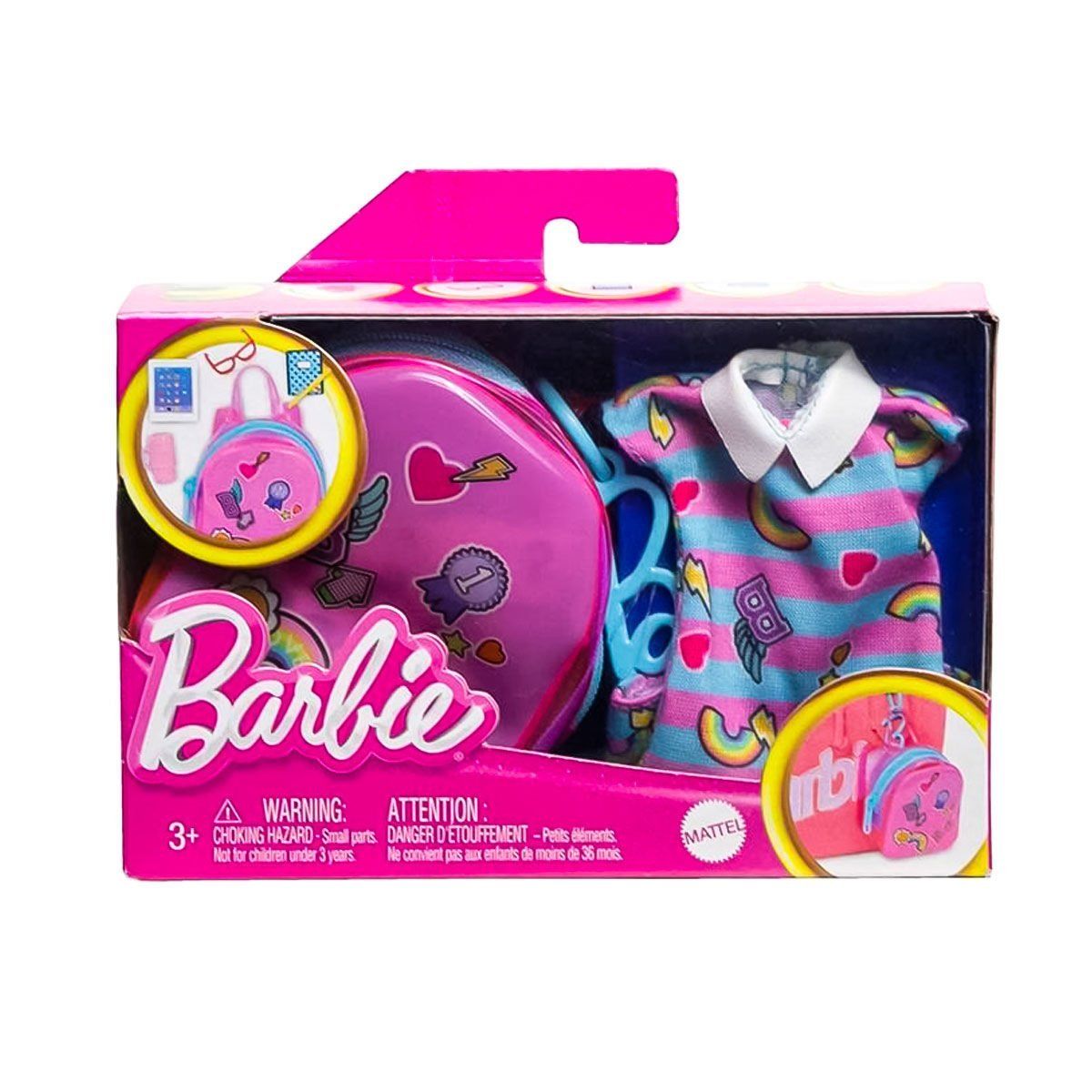 HJT42 Barbie'nin Mini Çanta Aksesuarları - Stokta Olan Gönderilir