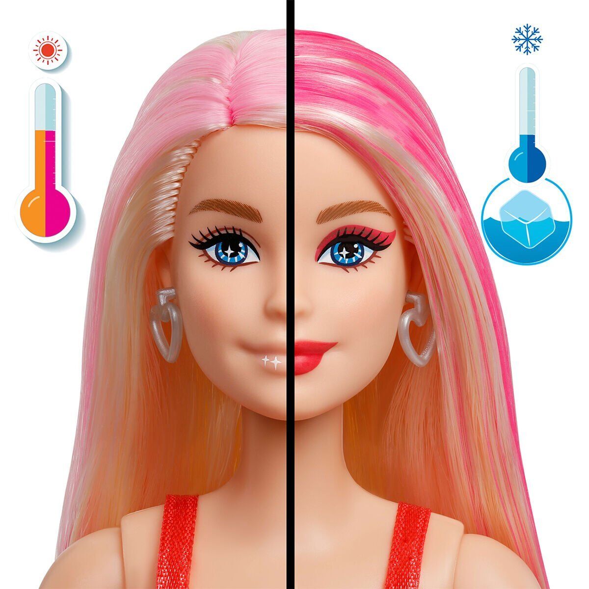 JFY68 Barbie Party Unboxed Glam Party Serisi - Kırmızı Elbiseli