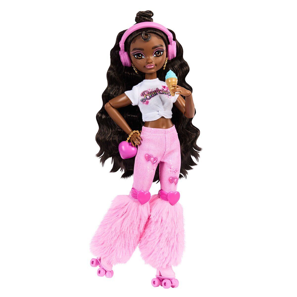 JFX97 Brooklyn-Barbie Dream Besties Paten Partisi Brooklyn Bebek ve Aksesuarları