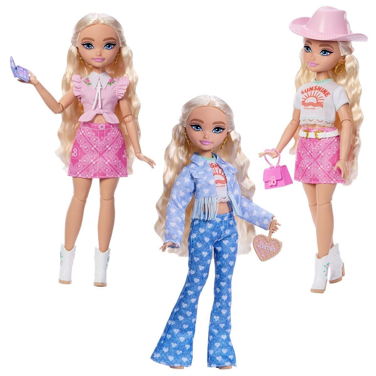 JGH87 Malibu - Barbie Dream Besties Festival Kombinleri ve Aksesuarları